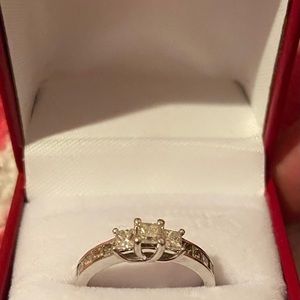 Zales Past Present Future Diamond ring